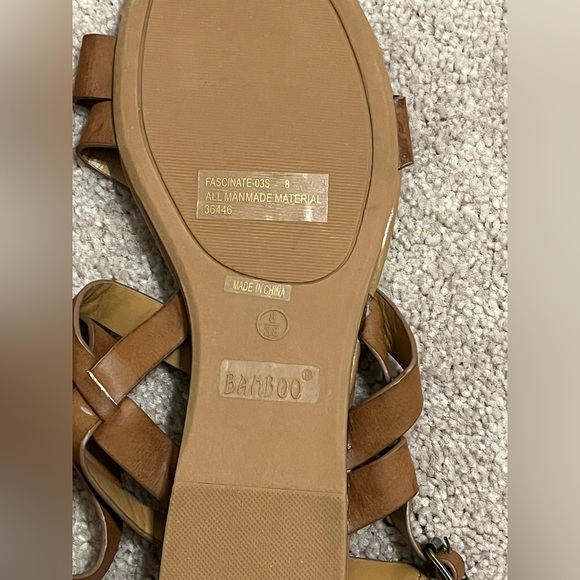 BAMBOO brown sandals. Size 8. Excellent used condition - Picture 6 of 6